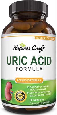 Uric Acid Kidney Support Vitamins for Men and Women - Herbal