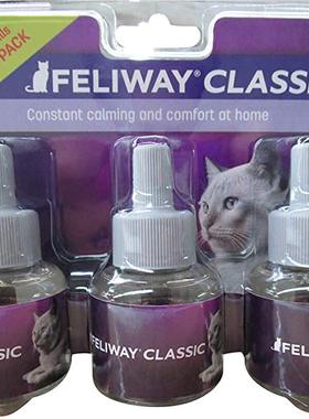 Feliway Plug-In Diffuser Refill, 48 mL, 3-Pack