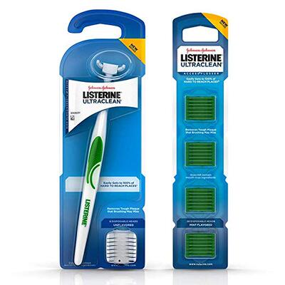 Listerine ULTRACLEAN Access Flosser with 36 Refills, Mint Fl