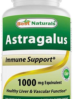 Best Naturals Astragalus Capsule, 1000 mg, 120 Count