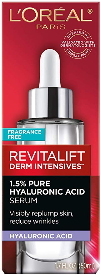 美国代购Hyaluronic Acid Serum for Skin, L'Oreal Paris Skinca