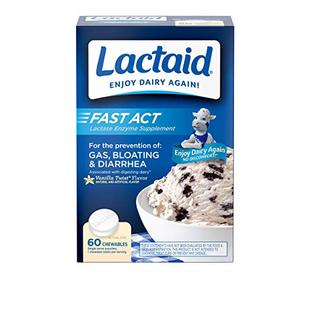 Lactose Act Intolerance Chewables Lactase Lactaid with Fast