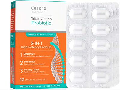 Omax Synbiotic Probiotic Prebiotic Inulin Chicory Root Fiber