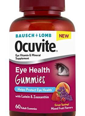 Bausch + Lomb Ocuvite Eye Health Gummies with Lutein, Zeaxan