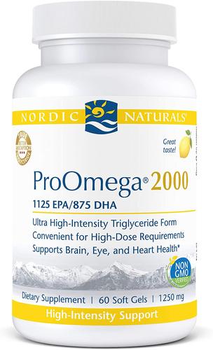 美国代购Nordic Naturals ProOmega 2000, Lemon Flavor - 2150 m