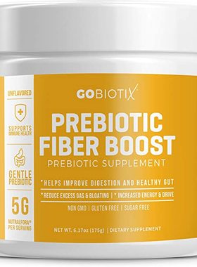GoBiotix Prebiotic Fiber Boost Powder | Support a Healthy Gu