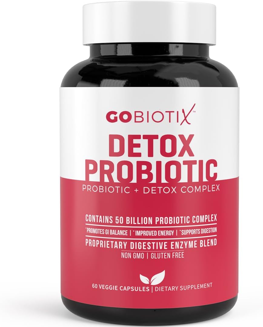 GoBiotix Detox Probiotic - 50 Billion CFU of Probiotics with