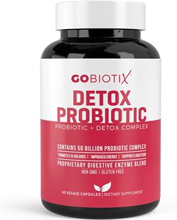 with GoBiotix Probiotic Probiotics CFU Detox Billion
