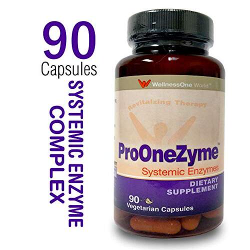 Pro-OneZyme Best Proteolytic Systemic Enzymes Supplement wit