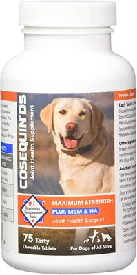 Cosequin Plus MSM and HA Chewable Tablets, 75 ct