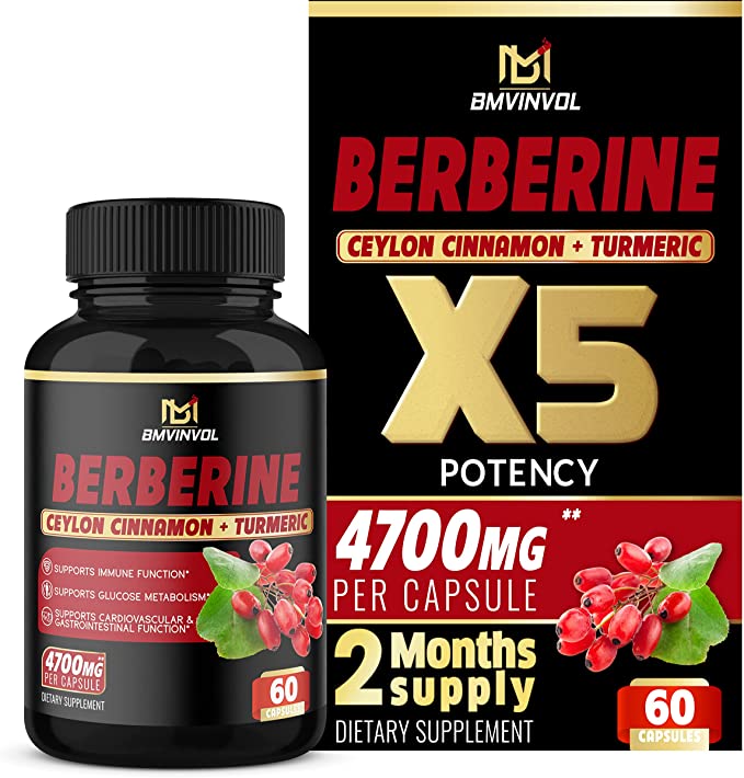 美国代购Berberine Supplement 4700mg - Highest Potency with