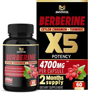 美国代购Berberine Supplement 4700mg - Highest Potency with
