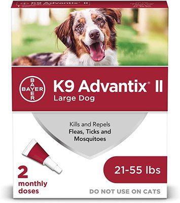 Bayer K9 Advantix II Flea, Tick and Mosquito Prevention for