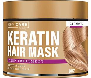 Keratin Hair Mask - Restores Dry & Damaged Hair - Effective