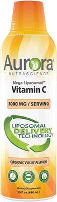 美国代购Aurora Nutrascience, Mega- Liposomal Vitamin C, 3,00
