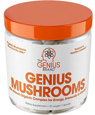 Genius Mushroom – Lions Mane, Cordyceps and Reishi – Immun