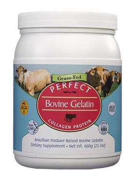 美国代购Perfect Bovine Gelatin 100% Grass Fed Pure Beef Gela