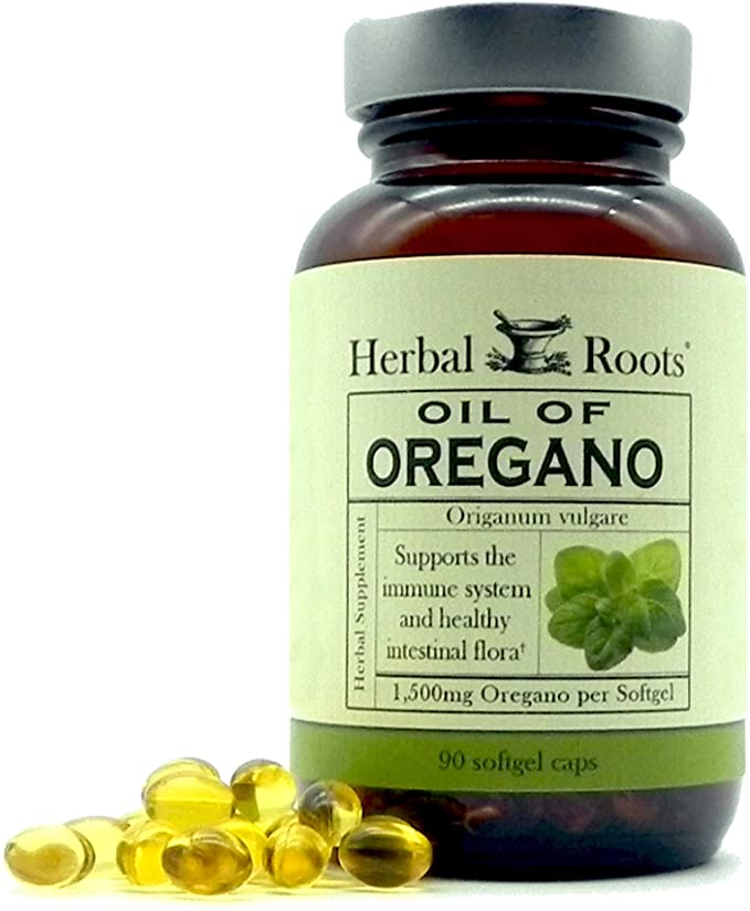 美国代购Herbal Roots Oil of Oregano - Made from Mediterranea