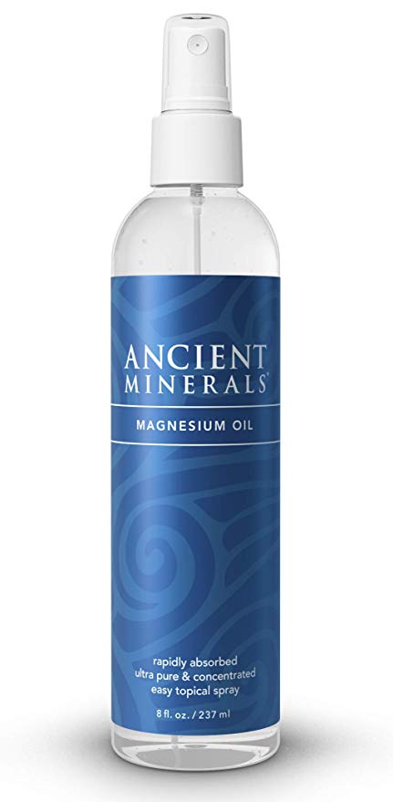 Ancient Minerals Magnesium Oil Spray Bottle of Pure Genuine
