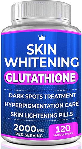 美国代购Glutathione Whitening Pills - 120 Capsules 2000mg - 封面