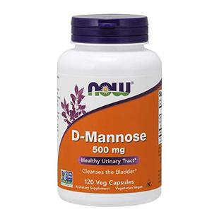 Mannose certified 120 500 gmo non Supplements Now
