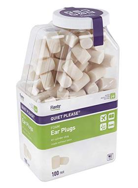 Flents Quiet Please Ear Plugs/Earplugs | 100 Pair Bonus Pack