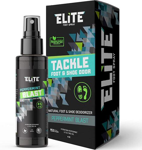 美国代购Elite Sportz Shoe Deodorizer - 4 oz Foot Spray and S