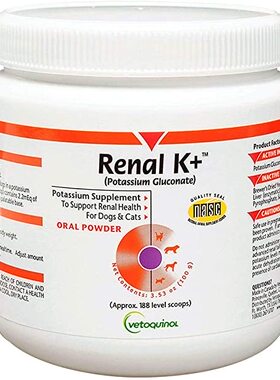 Vetoquinol Renal K+ (Potassium Gluconate) Potassium Suppleme