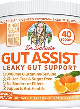 美国代购Gut Assist - Leaky Gut Repair Supplement Powder - G