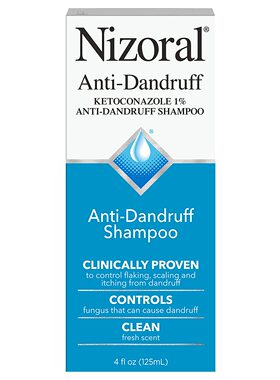 美国代购Nizoral AD AntiDandruff Shampoo, Fresh, 4 Fl Oz