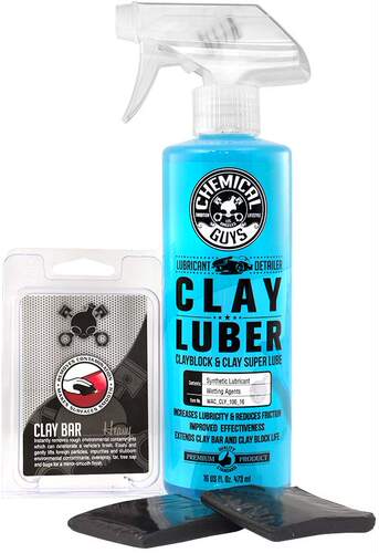 Chemical Guys CLY_KIT_1 Heavy Duty Clay Bar and Luber Synthe
