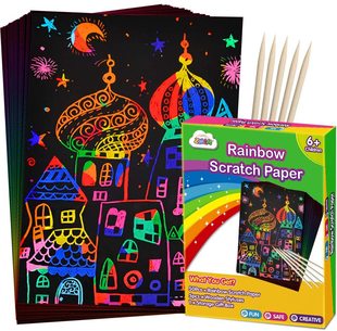 Art Set Magic Scratch Rainbow Paper Piece ZMLM