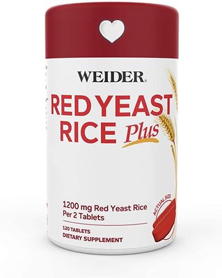 美国代购Weider Red Yeast Rice Plus 1200mg  - With 850mg