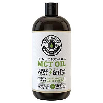 Premium MCT Oil from Sustainable Coconuts. Huge 32 Oz. Keto,