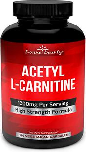 Acetyl L-Carnitine Capsules 1200mg Per Serving - L Carnitine