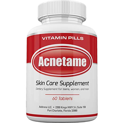 Acnetame- Vitamin Supplements for Acne Treatment, 60 Natural