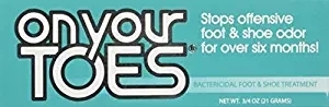 On Your Toes Foot Bactericide Powder - Eliminates Foot Odor