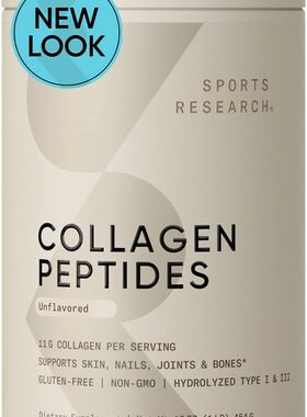 美国代购Sports Research Collagen Peptides - Hydrolyzed Type