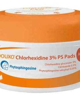 Sogeval Douxo 30 Count Chlorhexidine 3-Percent PS Pads