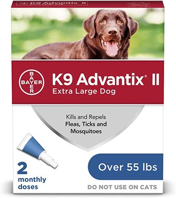 Bayer K9 Advantix II Flea, Tick and Mosquito Prevention for