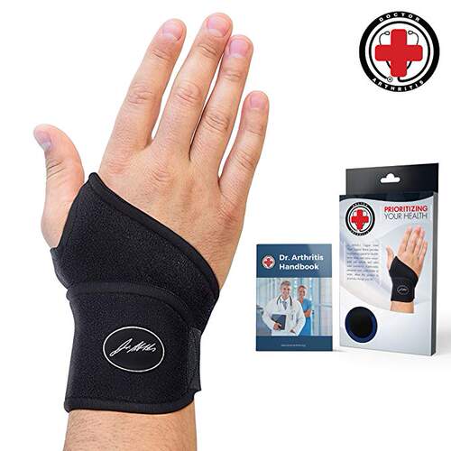 Doctor Developed Premium Copper Lined Wrist Support/Wrist St