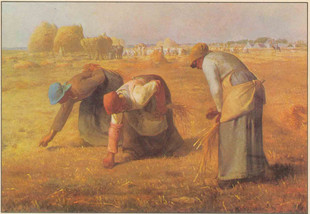 Cos米勒拾穗者服饰油画集法画现实主义服饰定制三套