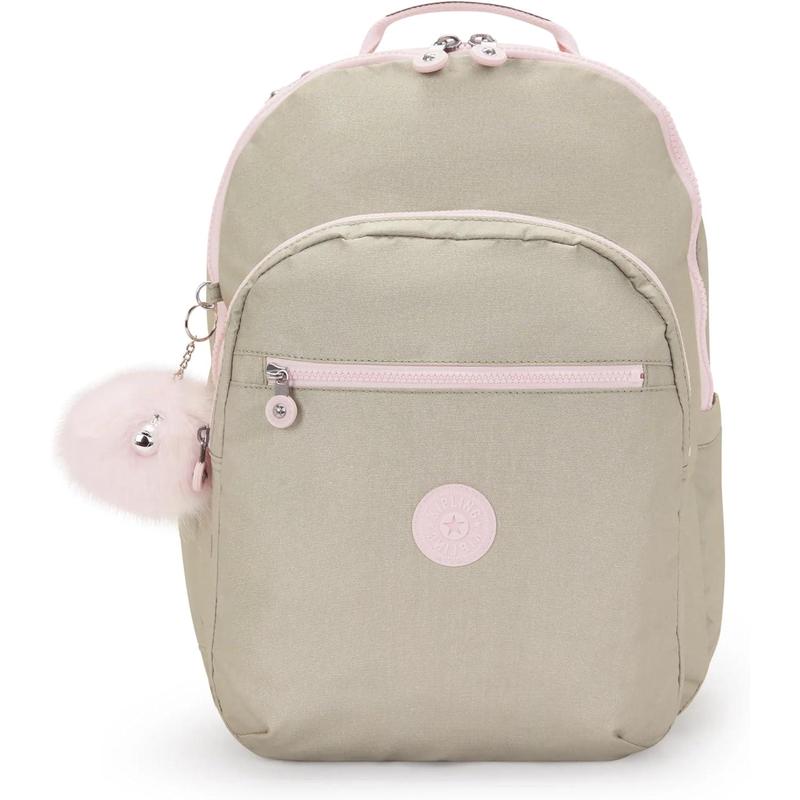 代购Kipling女士双肩包带护垫肩带内置笔记本保护套大容量收纳