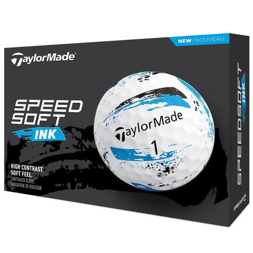 代购Taylormade高尔夫球高可见性柔软触感快速核心