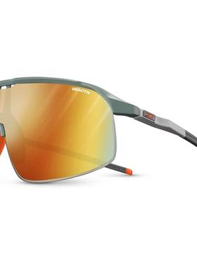 代购JULBO男士太阳镜变色镜片防雾处理抗冲击透气设计渐变色镜片