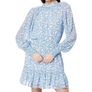 雪纺印花春季 Pulitzer女士连衣裙显瘦修身 约会长裙 Lilly 代购