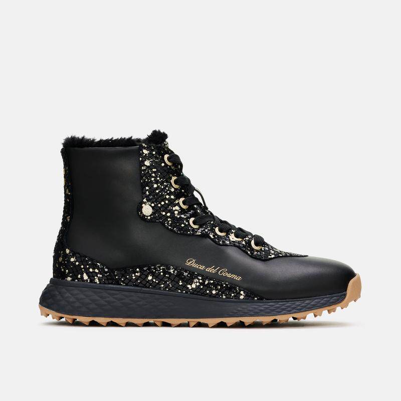 代购Duca del Cosma女士高尔夫球鞋防水防寒稳定支撑抓地力强