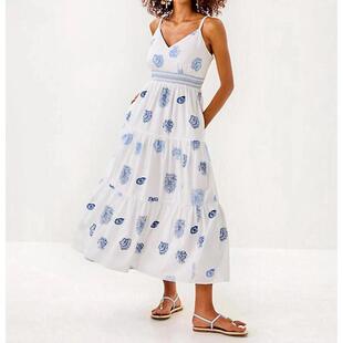 棉质印花夏季 Pulitzer女士连衣裙显瘦修身 度假长裙 Lilly 代购