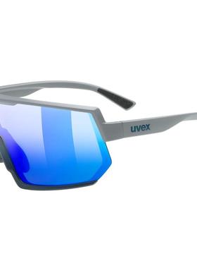 代购UVEX优维斯男女滑雪镜防雾防紫外线抗冲击防水渍灰色框架