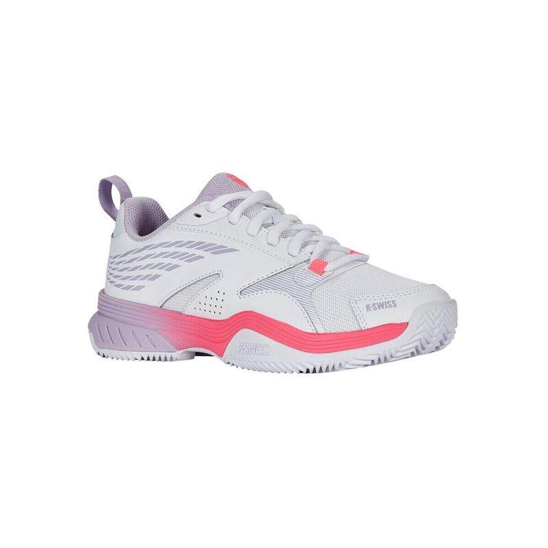 代购KSWISS盖世威女士运动板鞋透气轻便缓震耐磨白色网布材质